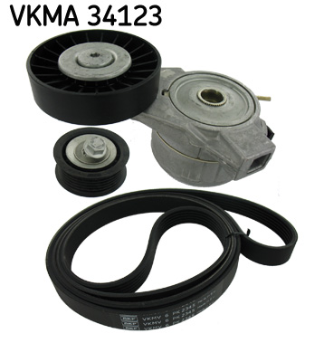 SKF VKMA 34123 Kit Cinghie Poly-V